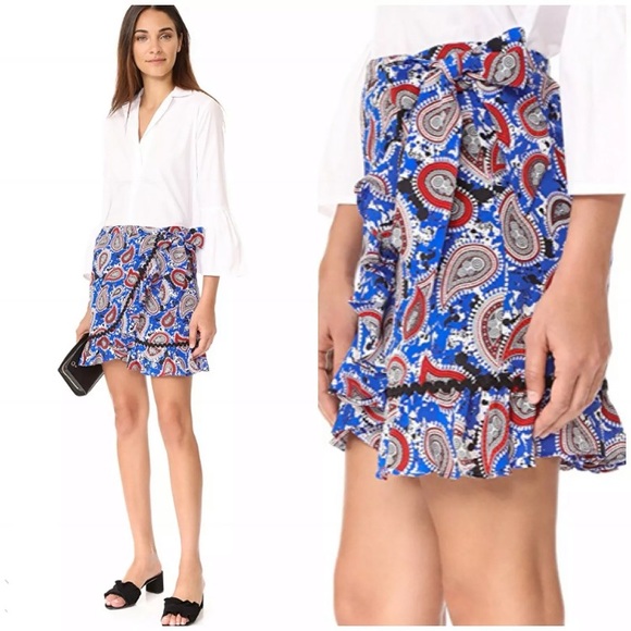 Dodo Bar Or Dresses & Skirts - Dodo Bar Or silk wrap skirt